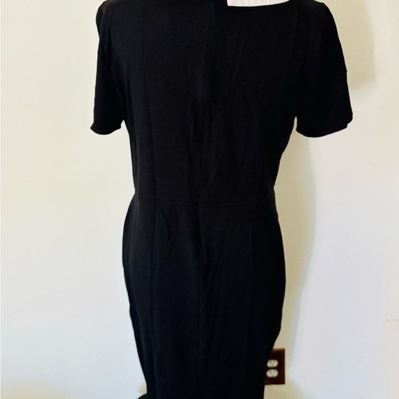 Unique Vintage Women’s U.S. XL 14 Renata Black and White Pencil Dress - Picture 4 of 9